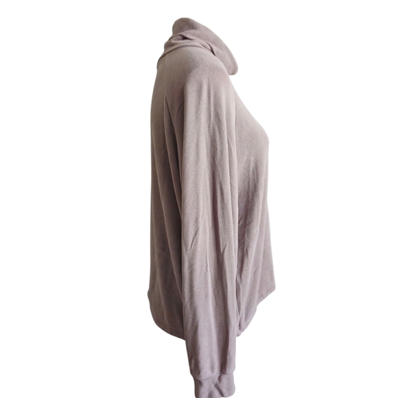 Varley Portland High Neck Midlayer Sweater Size Small Taupe - Picture 3 of 12